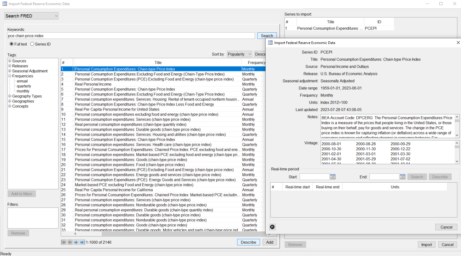 Easy FRED Stata Data – Economist Writing Every Day